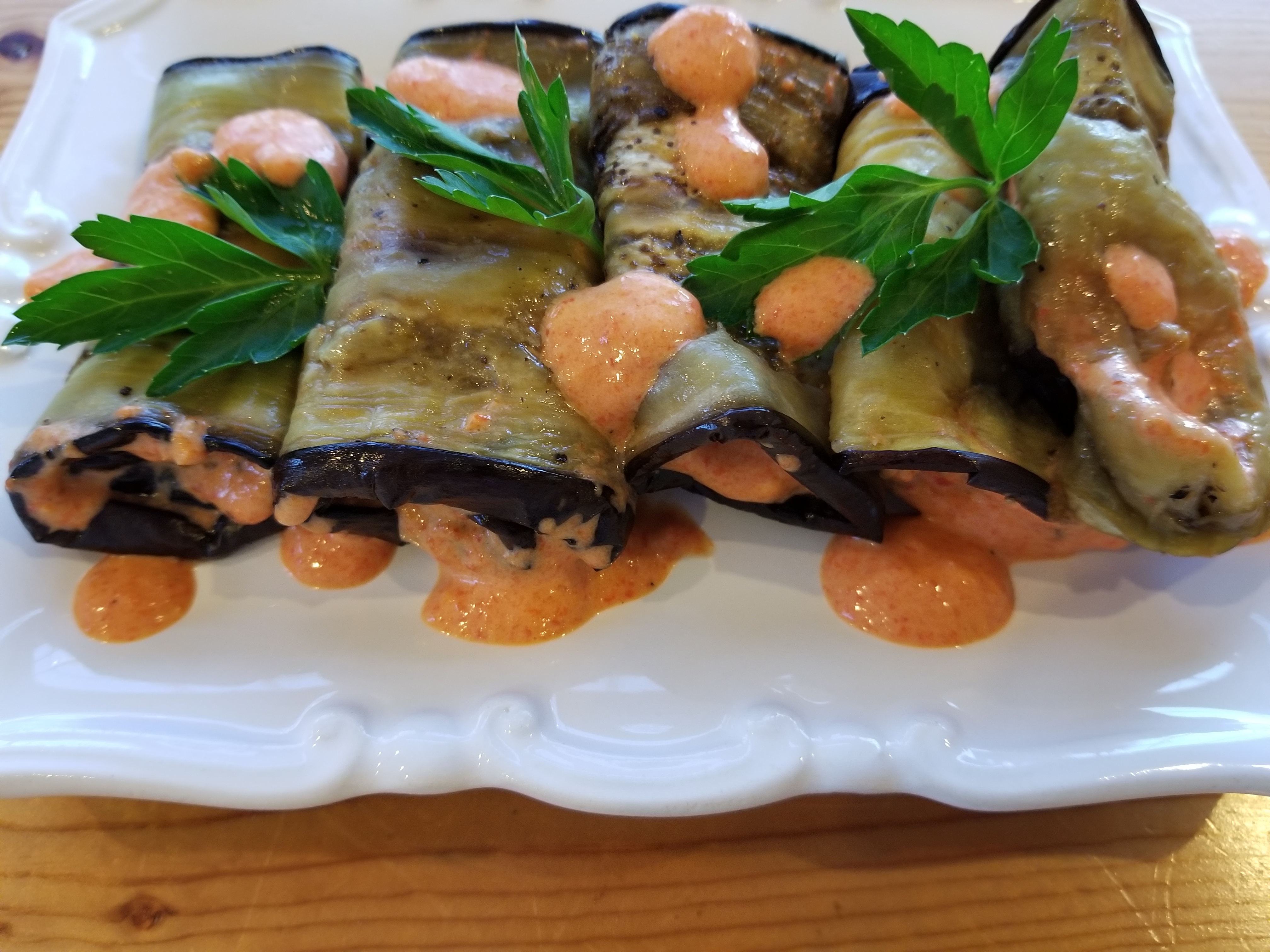 Eggplant rolls