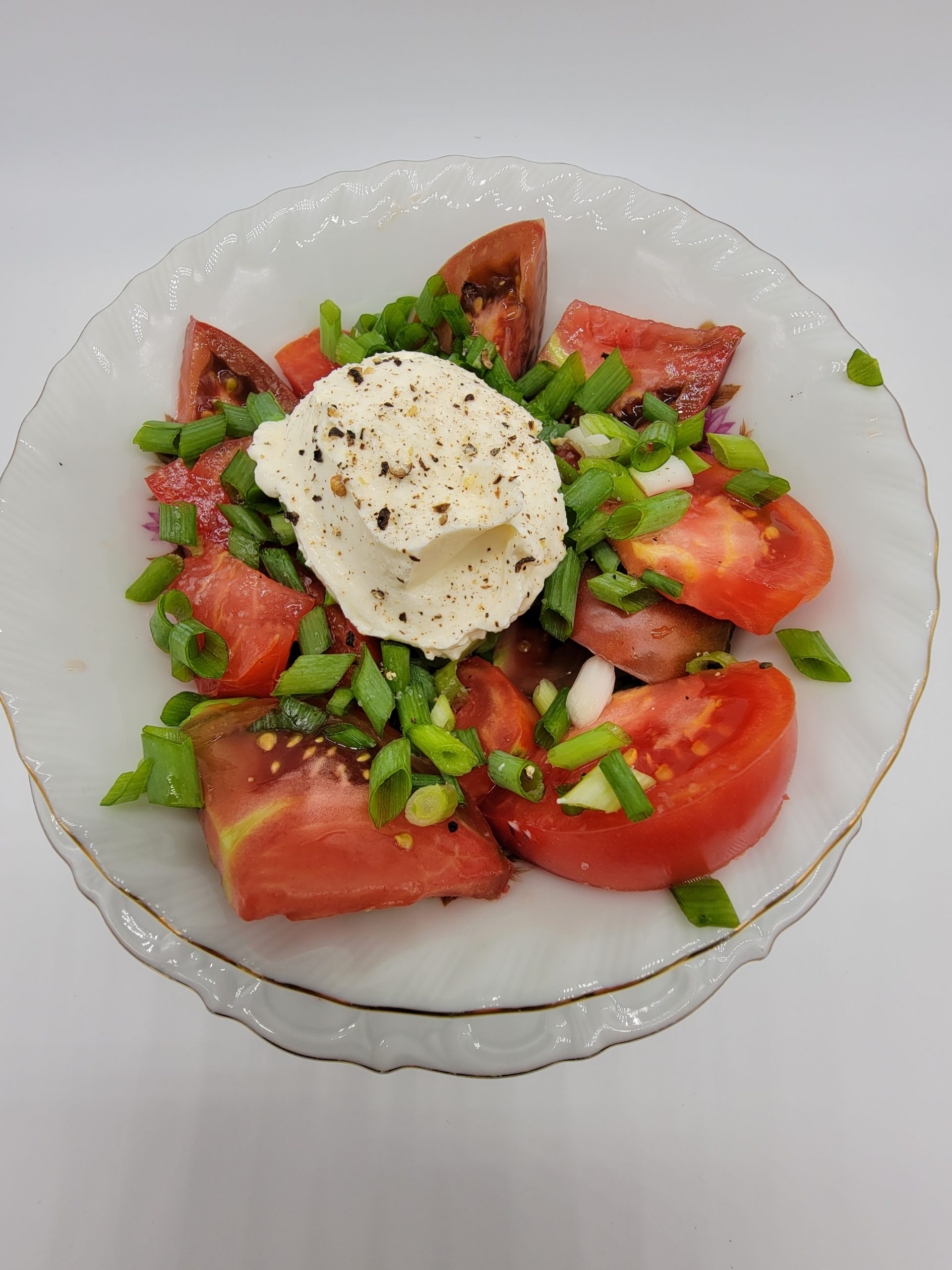 Tomato salad from my childhood